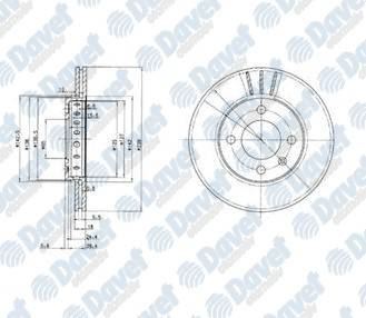 DELPHI BG2982 Fren Diski On Havali 239mm Vw Polo Lupo Arosa